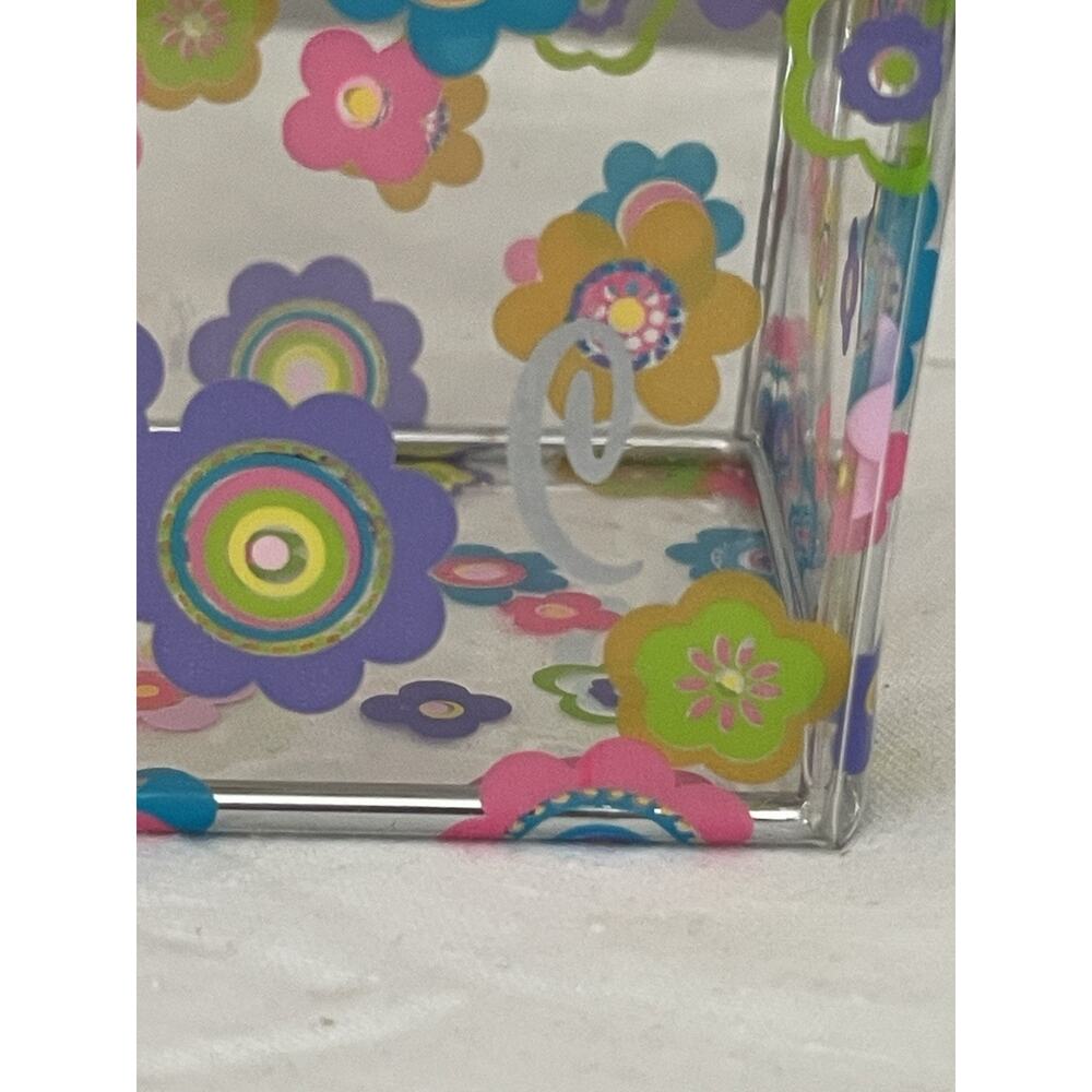 Caboodles Y2K Flower Power Takeout Box Purse Novelty Bag Acrylic Makeup Case - Picture 2 of 11